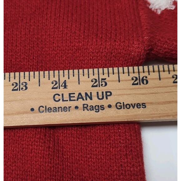 33 Degrees Ugly Christmas Sweater Womens Size XXL Red White Snowflakes NEW NWT - Picture 13 of 15